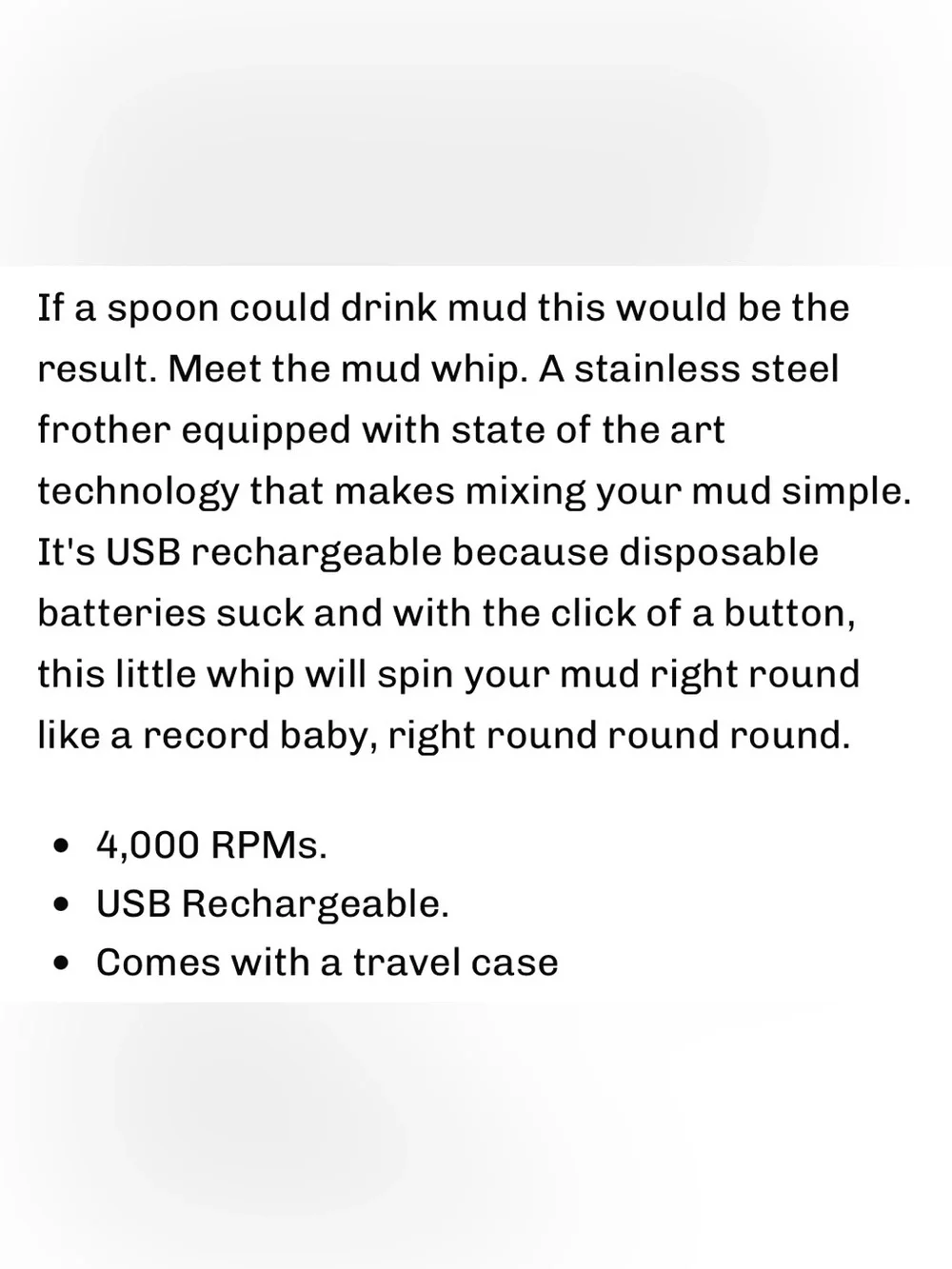 Mud//wtr description if